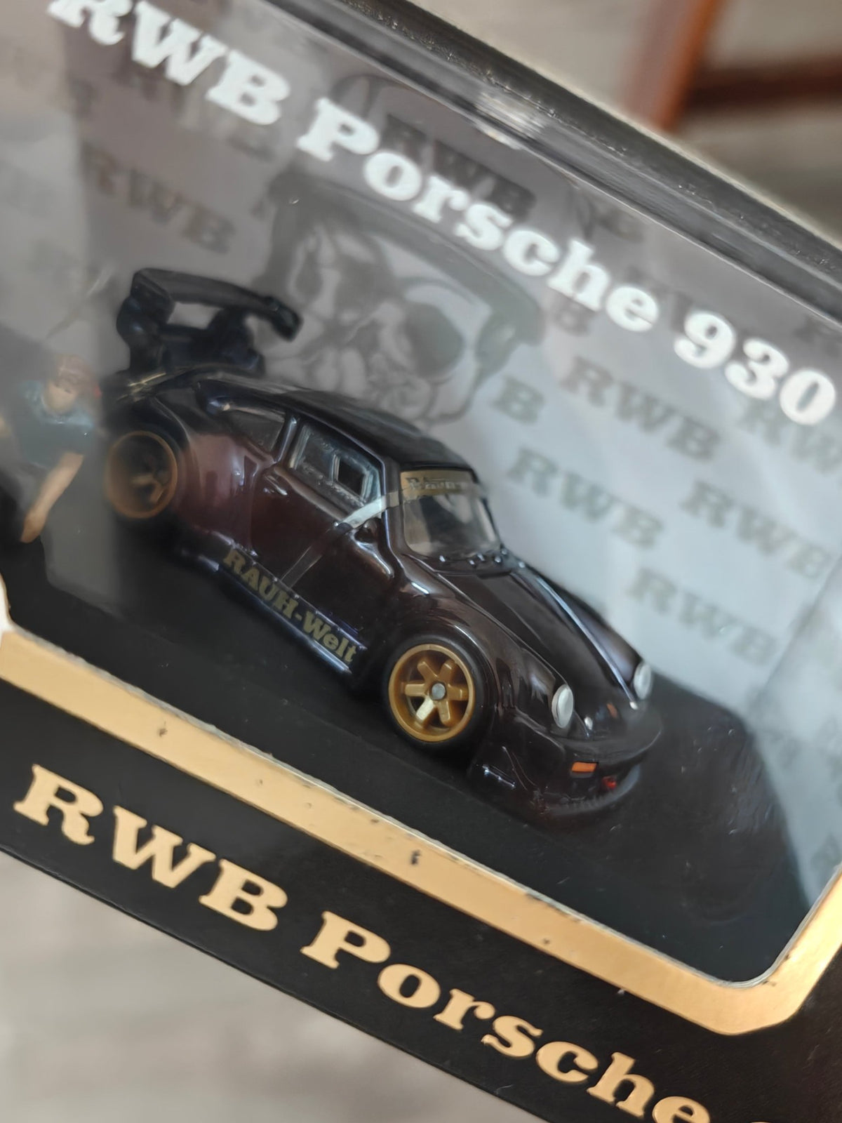 RLC Hot Wheels RWB Porsche 930 (Spectraflame Black) - Kinder Logs