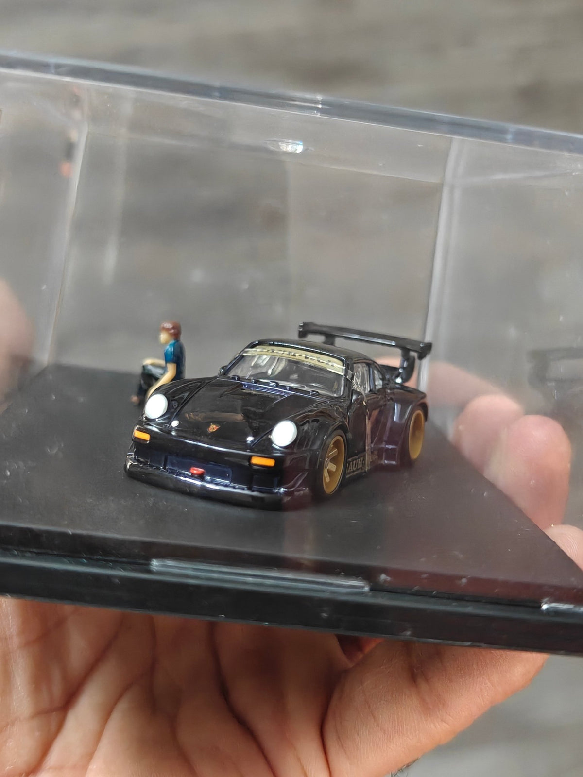 RLC Hot Wheels RWB Porsche 930 (Spectraflame Black) - Kinder Logs