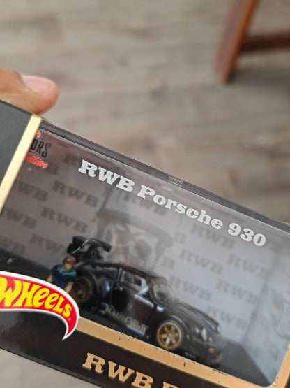 RLC Hot Wheels RWB Porsche 930 (Spectraflame Black) - Kinder Logs