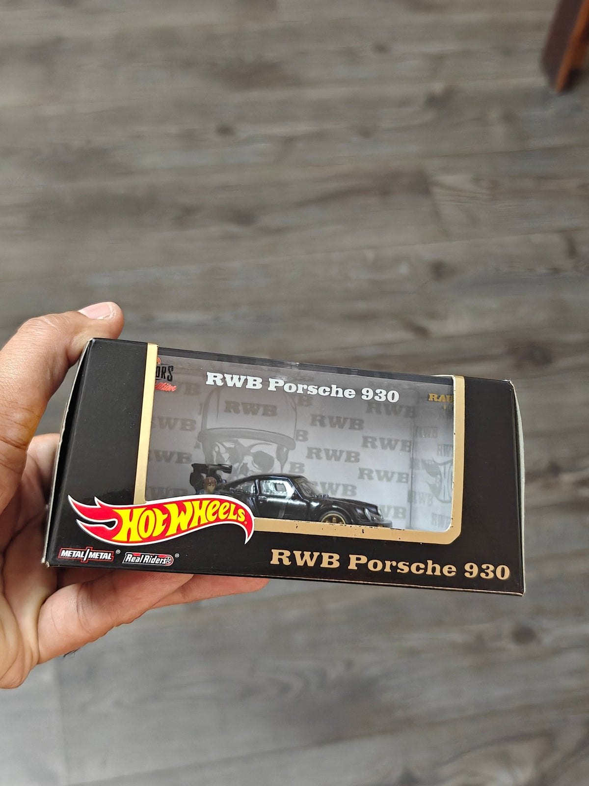 RLC Hot Wheels RWB Porsche 930 (Spectraflame Black) - Kinder Logs