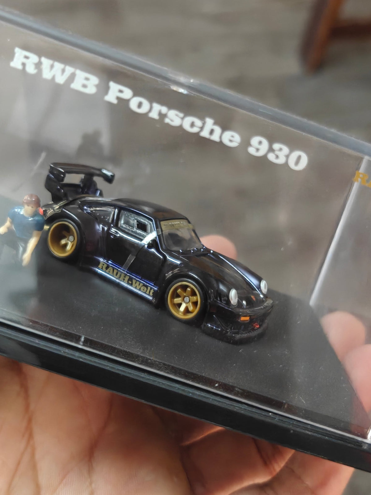 RLC Hot Wheels RWB Porsche 930 (Spectraflame Black) - Kinder Logs