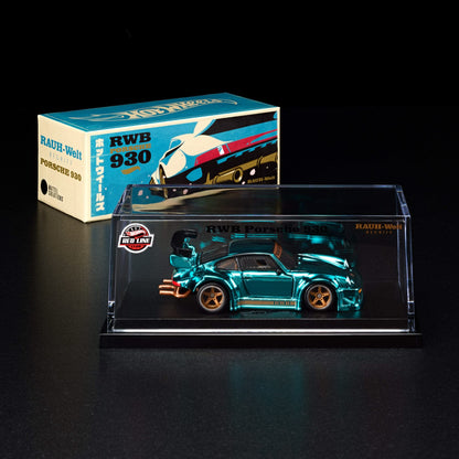 RLC Hot Wheels RWB Porsche 930 (Spectraflame Teal) - Kinder Logs