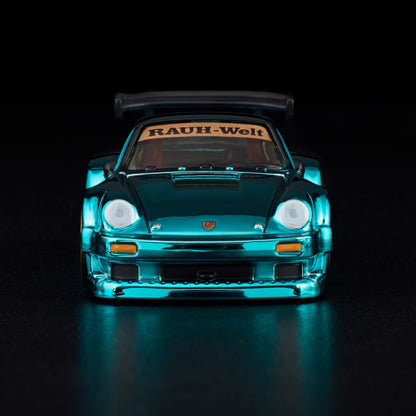 RLC Hot Wheels RWB Porsche 930 (Spectraflame Teal) - Kinder Logs