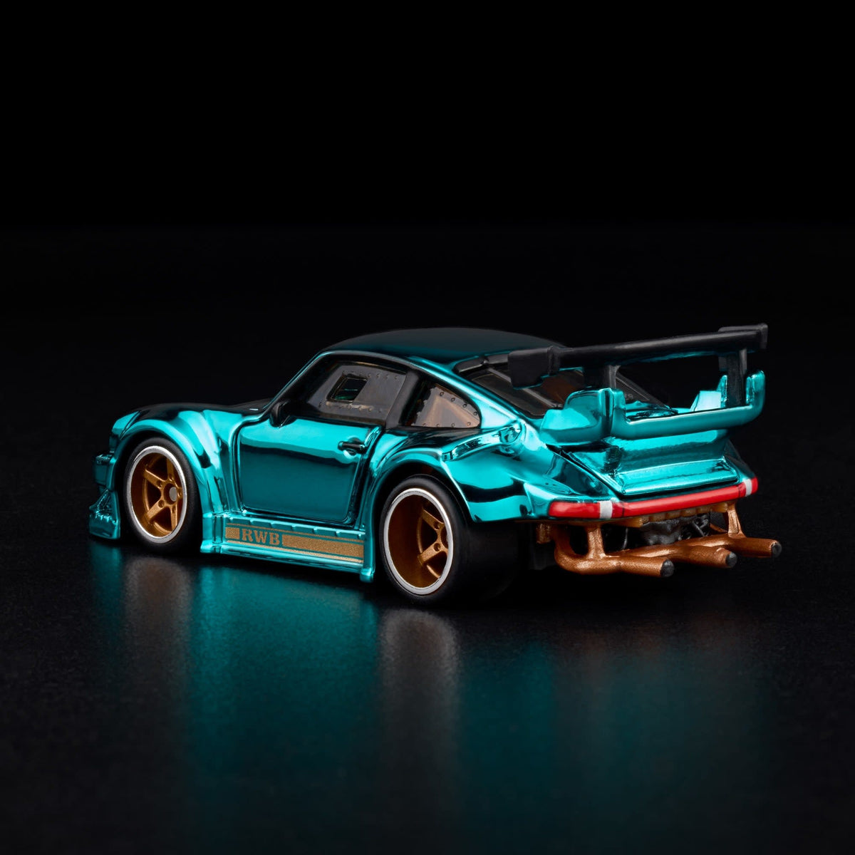 RLC Hot Wheels RWB Porsche 930 (Spectraflame Teal) - Kinder Logs