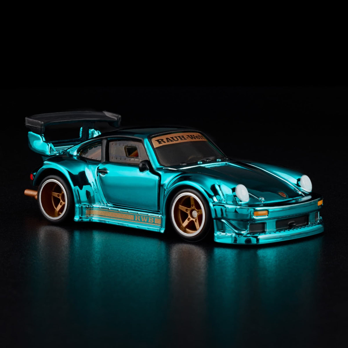 RLC Hot Wheels RWB Porsche 930 (Spectraflame Teal) - Kinder Logs