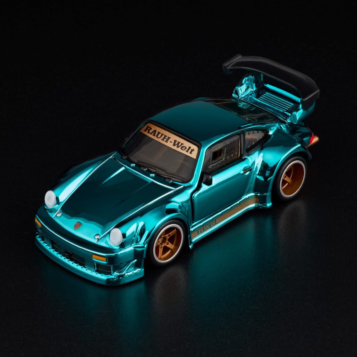 RLC Hot Wheels RWB Porsche 930 (Spectraflame Teal) - Kinder Logs