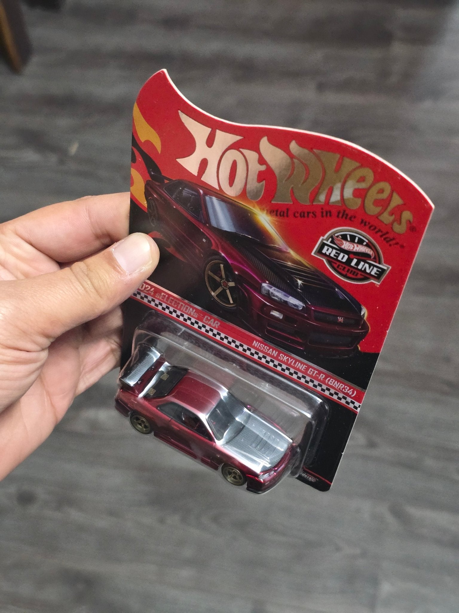 RLC Hot Wheels sELECTIONs Nissan Skyline GT-R BNR34 (Spectraflame