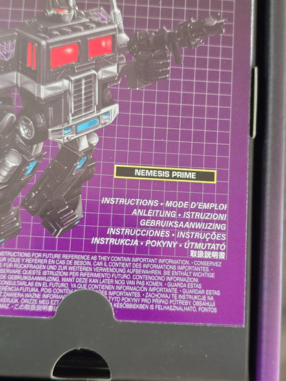 RLC Hot Wheels Transformers Nemesis Prime - Kinder Logs