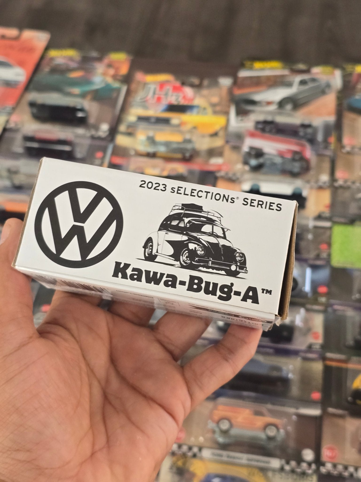 RLC Hot Wheels Volkswagen Kawa - Bug - A (Pink - White) - Kinder Logs