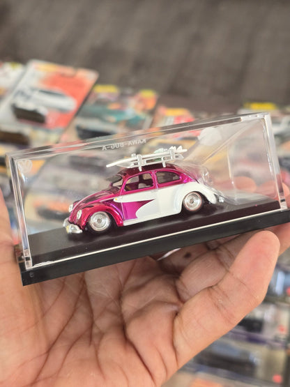 RLC Hot Wheels Volkswagen Kawa - Bug - A (Pink - White) - Kinder Logs