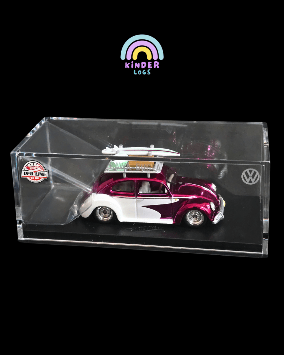 RLC Hot Wheels Volkswagen Kawa - Bug - A (Pink - White) - Kinder Logs