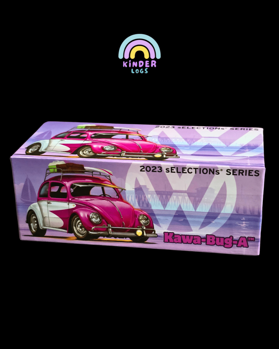 RLC Hot Wheels Volkswagen Kawa - Bug - A (Pink - White) - Kinder Logs