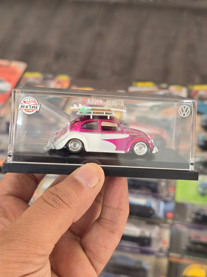 RLC Hot Wheels Volkswagen Kawa - Bug - A (Pink - White) - Kinder Logs