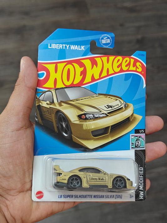 Hot Wheels LB Super Silhouette Nissan Silvia S15 - Gold (Imported)
