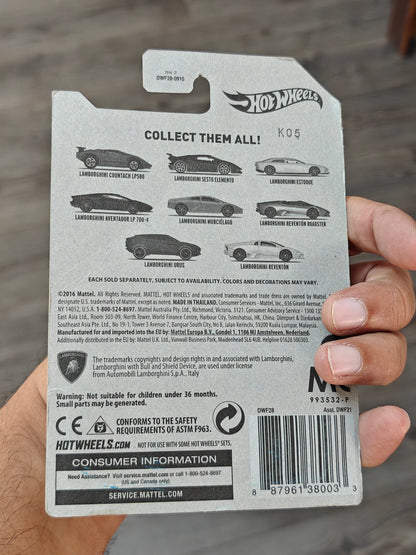 Hot Wheels Lamborghini Sesto Elemento - Black (Creased Card - Imported)