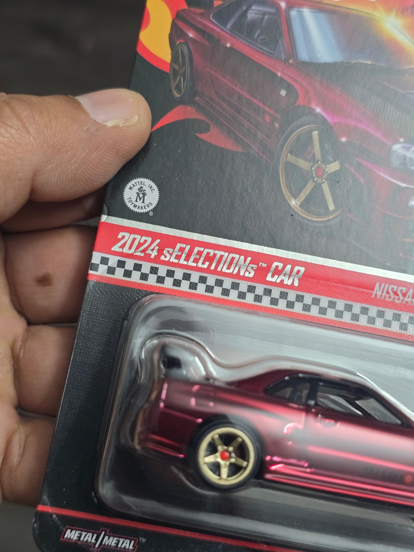 RLC Hot Wheels sELECTIONs Nissan Skyline GT-R BNR34 (Spectraflame Oxblood)