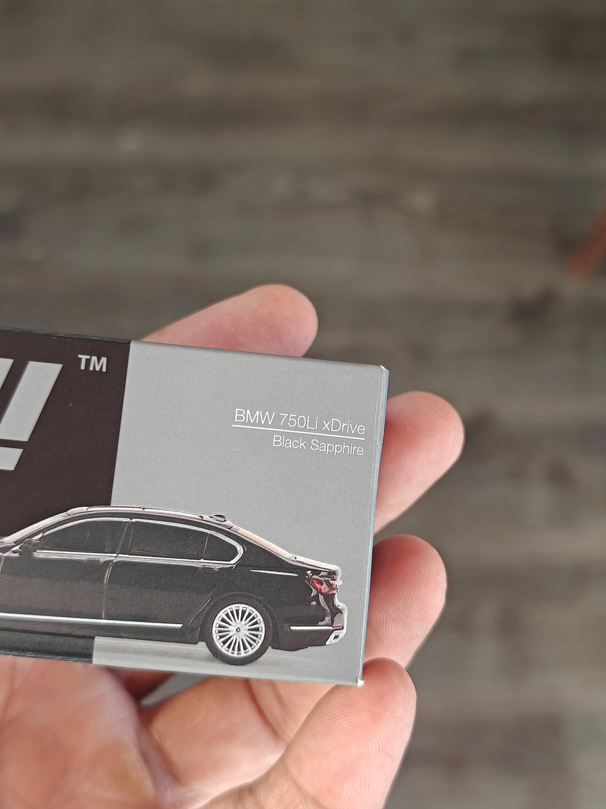 Mini GT BMW 750Li xDrive - Black Sapphire (Open Box)