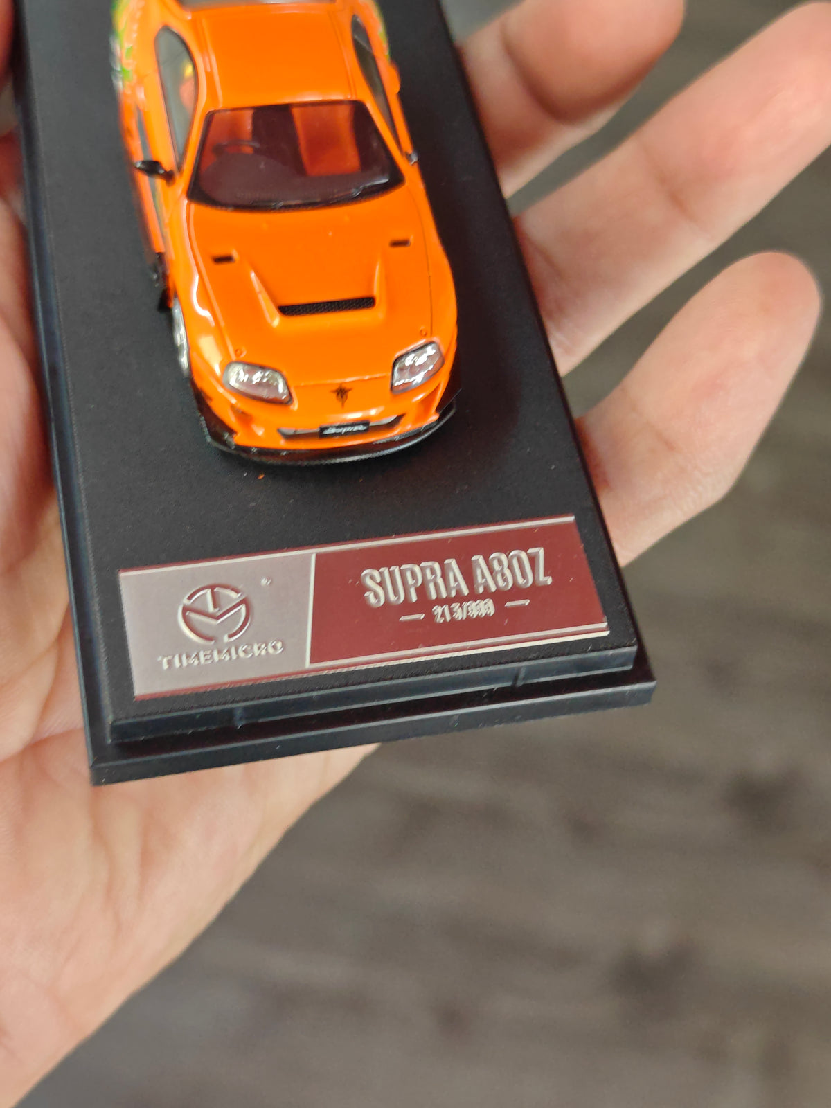 Time Micro Toyota Supra A80Z - Orange (Pre-Owned Car)