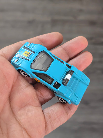 Hot Wheels Lamborghini Countach Pace Car - Aquamarine (Uncarded - New)
