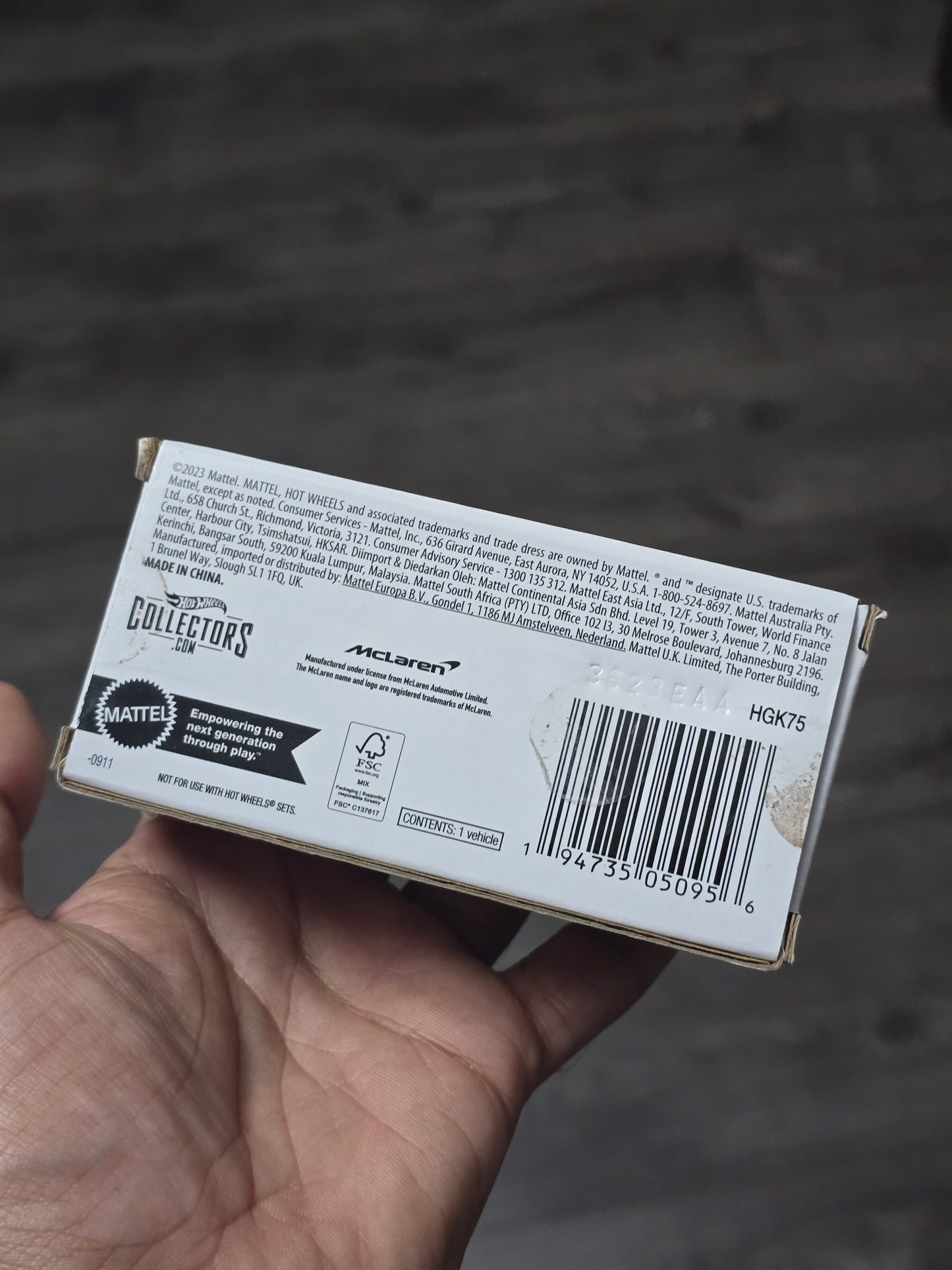 RLC Hot Wheels McLaren F1 (Spectraflame Orange)