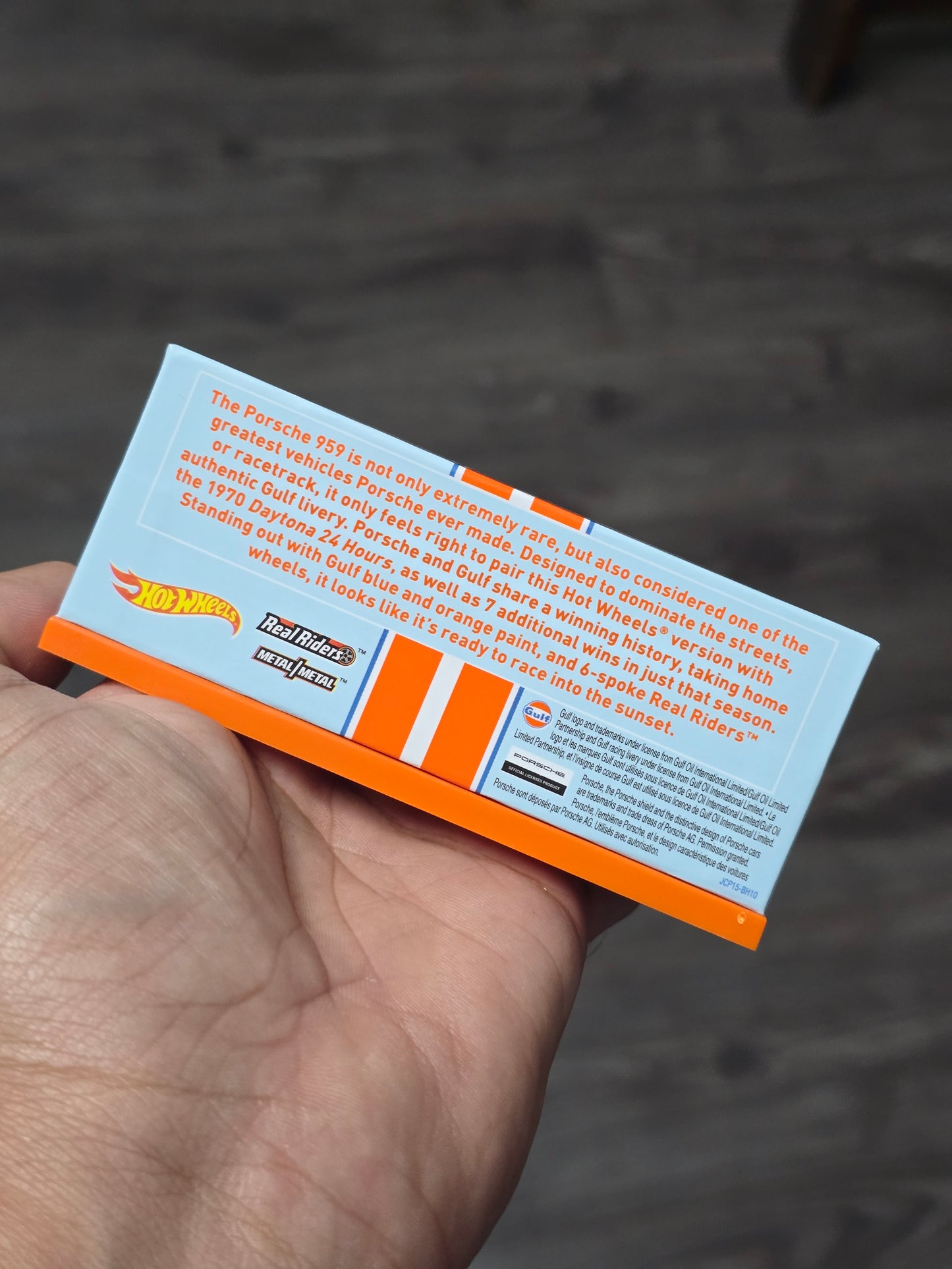 RLC Hot Wheels 1986 Porsche 959 Gulf Edition