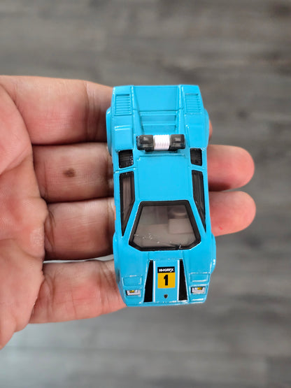 Hot Wheels Lamborghini Countach Pace Car - Aquamarine (Uncarded - New)