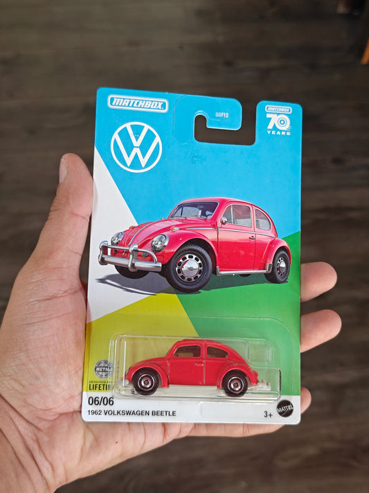 Matchbox 1962 Volkswagen Beetle - Red (Imported)