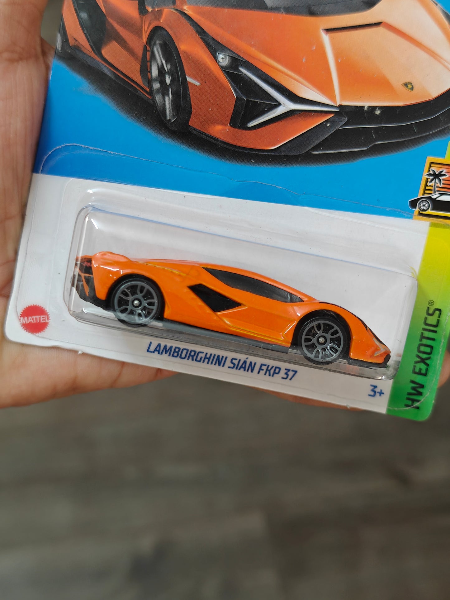 Hot Wheels Lamborghini Sian FKP 37 - Orange (Imported)