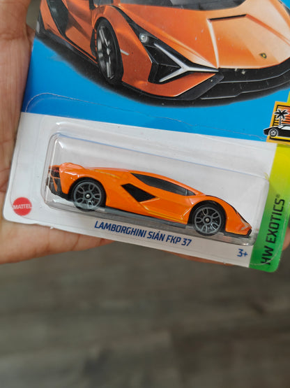 Hot Wheels Lamborghini Sian FKP 37 - Orange (Imported)