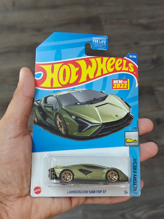 Hot Wheels Lamborghini Sian FKP 37 - Green (Imported)