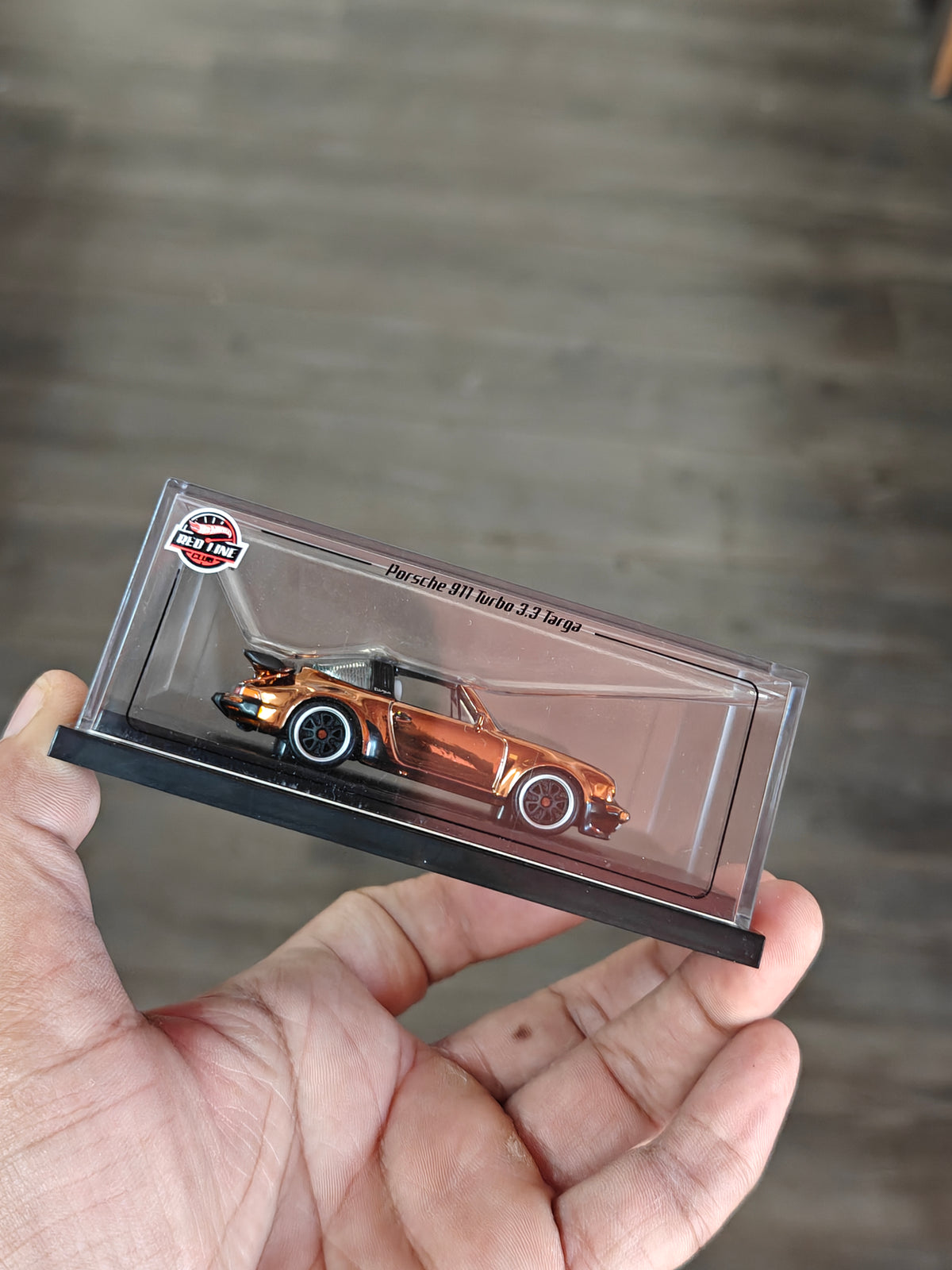RLC Hot Wheels Porsche 911 Turbo 3.3 Targa - Brown (Damaged Box)