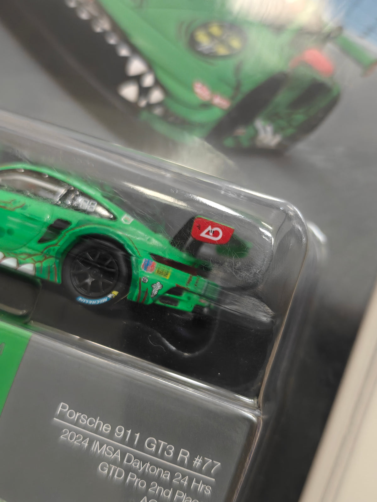 Mini GT Rexy Porsche 911 GT3 R #77 AO Racing #889 (GTD Pro 2nd Place)