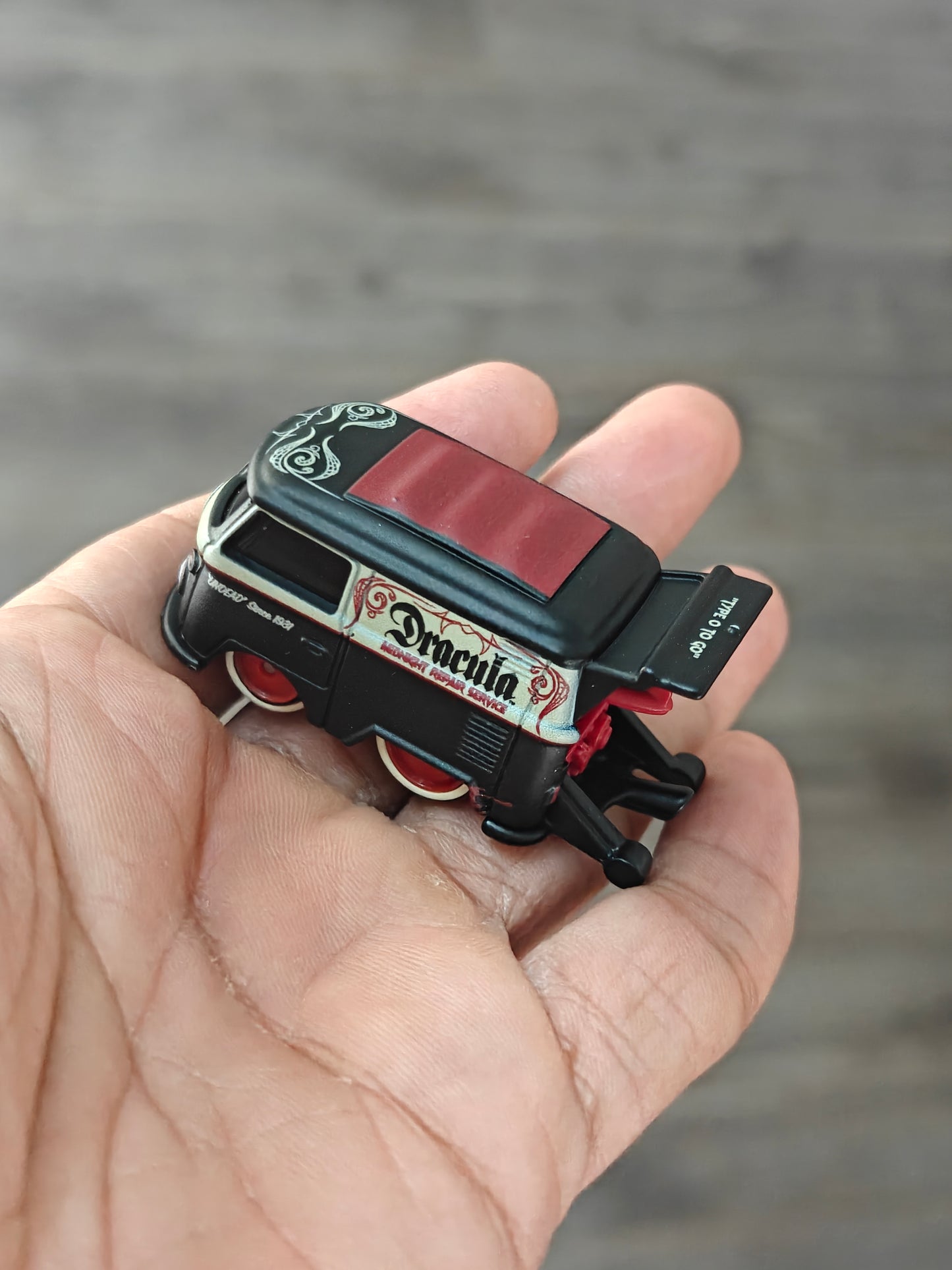 Premium Hot Wheels Dracula Kool Kombi (Uncarded)
