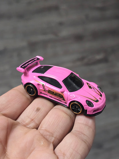 Hot Wheels Porsche 911 GT3 RS - Pink (Uncarded - New)