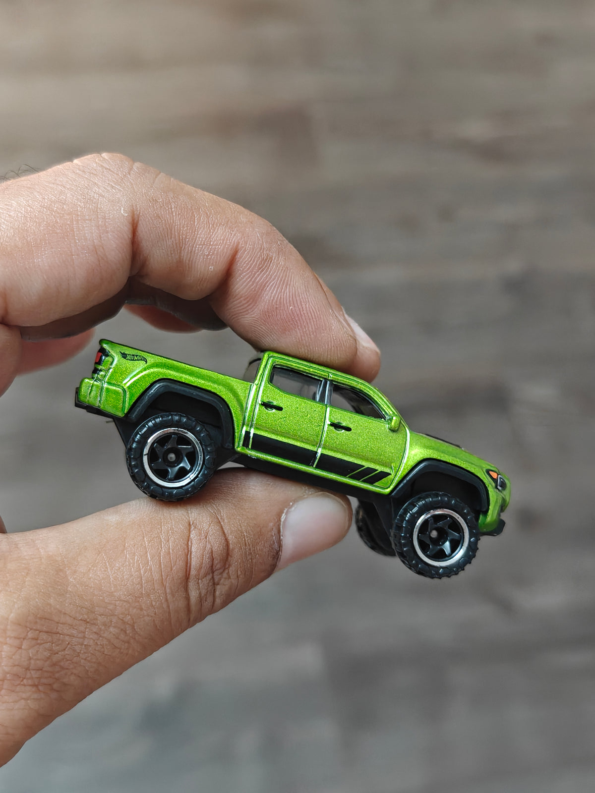 Silver Series Hot Wheels 2020 Toyota Tacoma - Green (Uncarded - New)