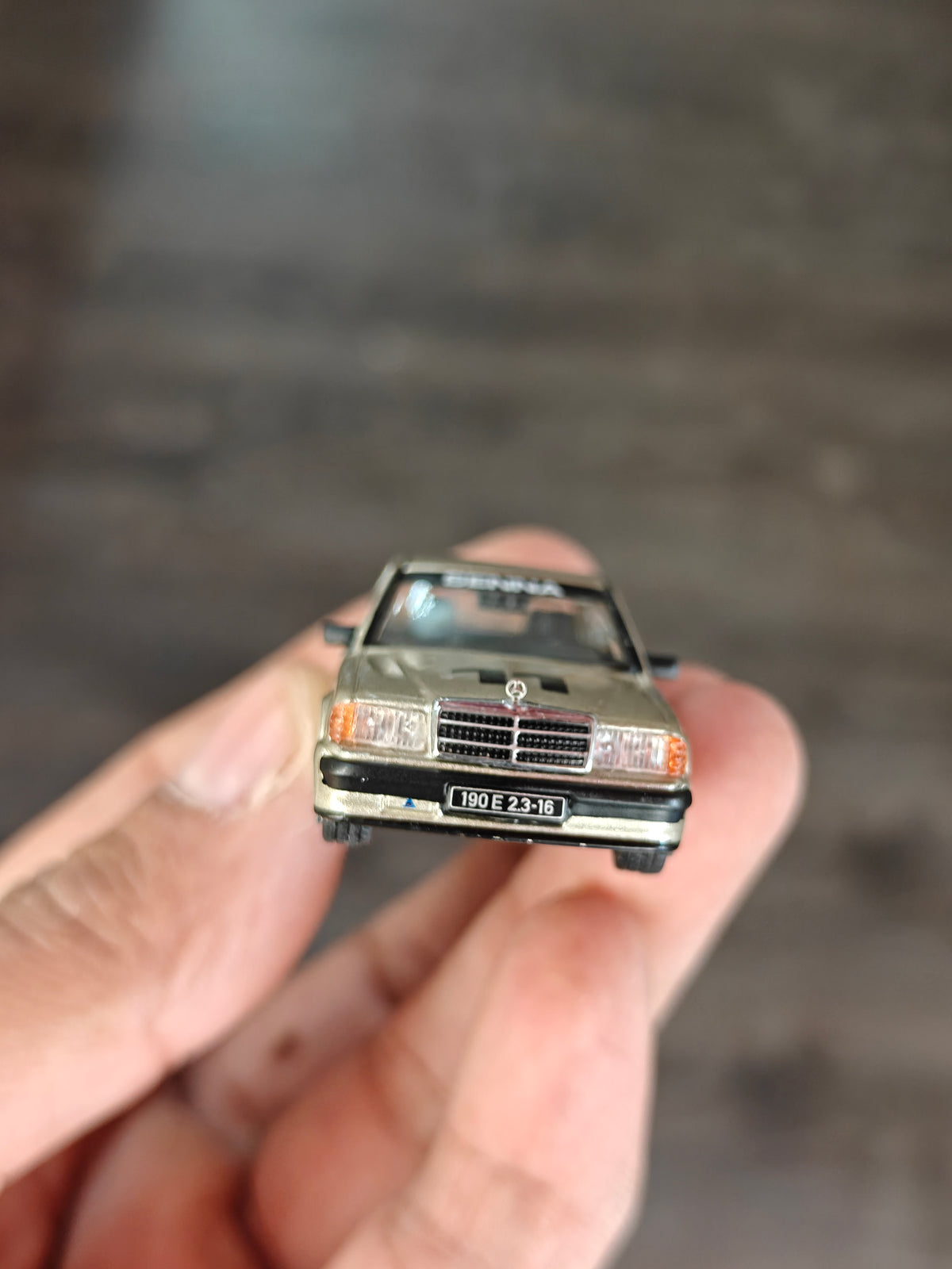 Tarmac Works Mercedes-Benz 190E 2.3-1.6 - Race of Champion 1984 - Ayrton Senna (Open Box)
