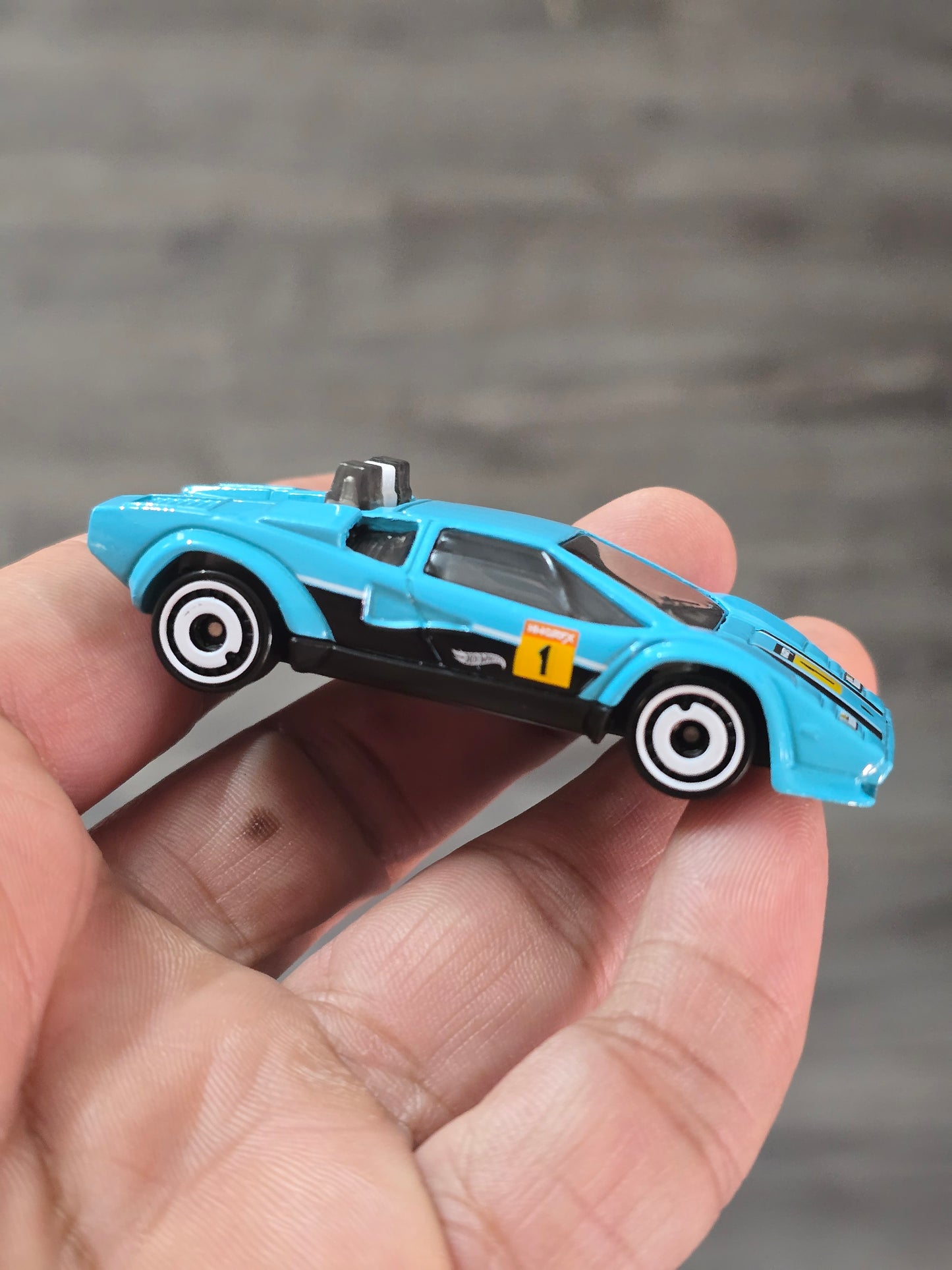 Hot Wheels Lamborghini Countach Pace Car - Aquamarine (Uncarded - New)