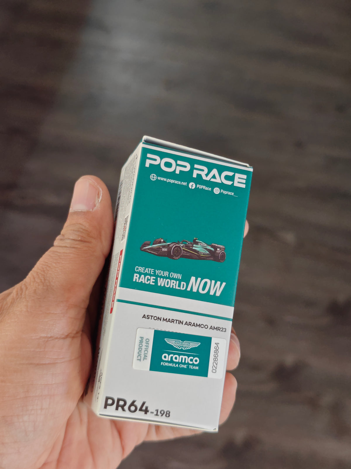 Pop Race Aston Martin ARAMCO AMR23 - PR64-198 (Open Box)