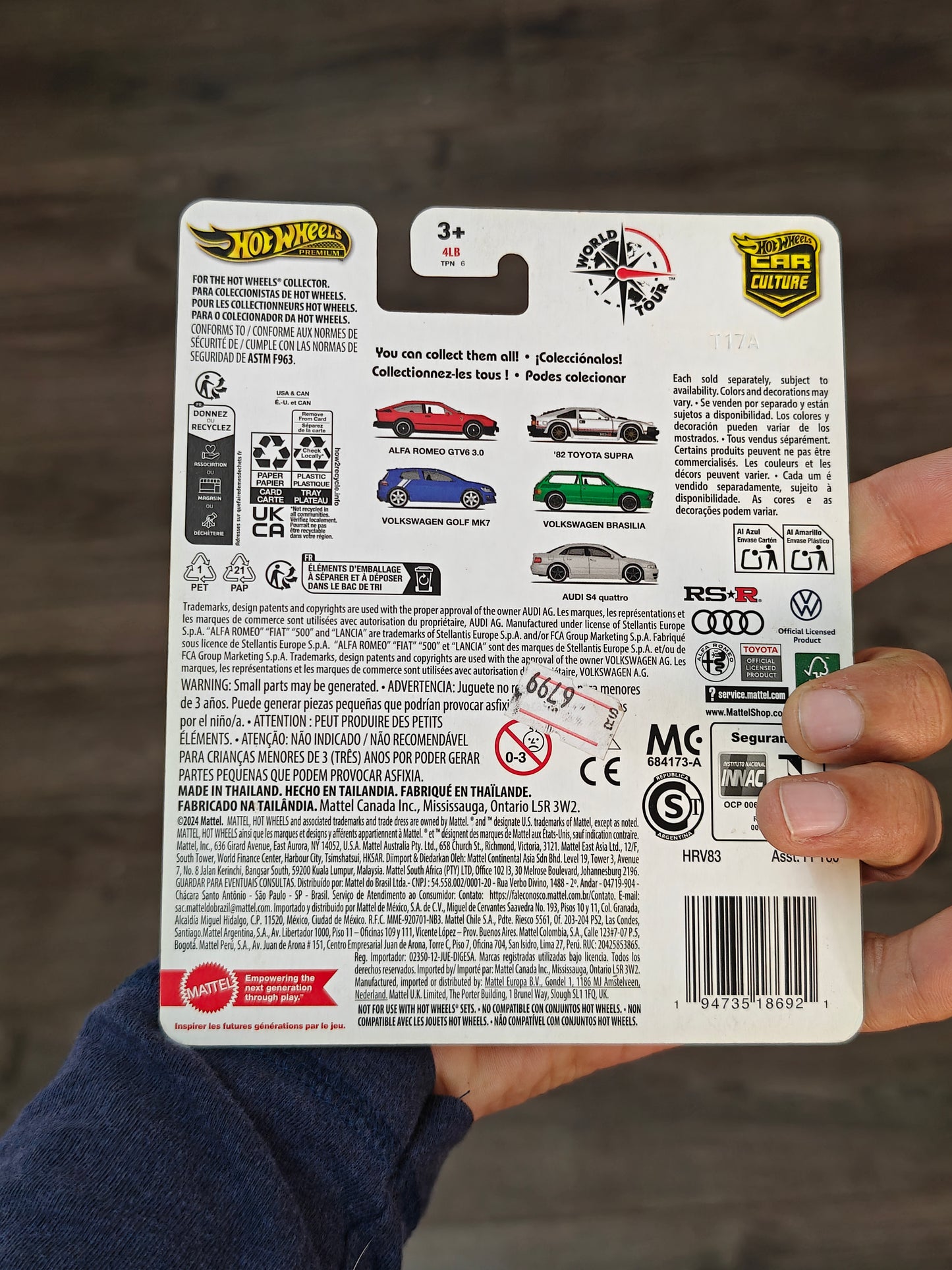 Premium Hot Wheels Alfa Romeo GTV6 3.0 CHASE 0/5 (Uncarded - With Card)