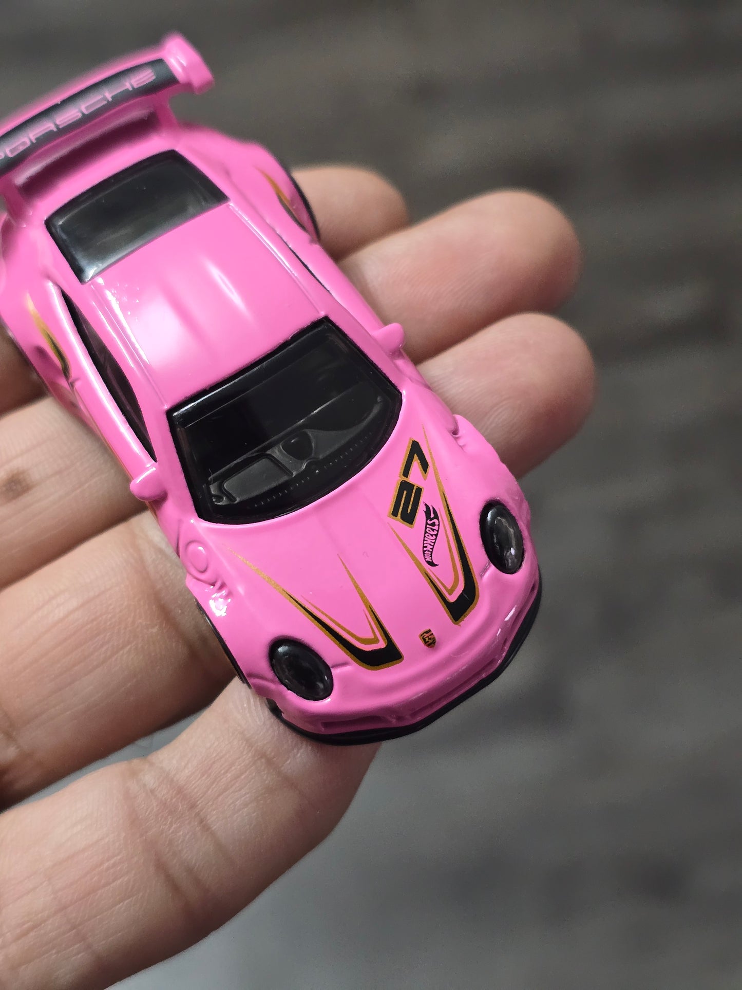 Hot Wheels Porsche 911 GT3 RS - Pink (Uncarded - New)