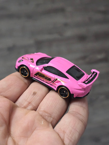 Hot Wheels Porsche 911 GT3 RS - Pink (Uncarded - New)