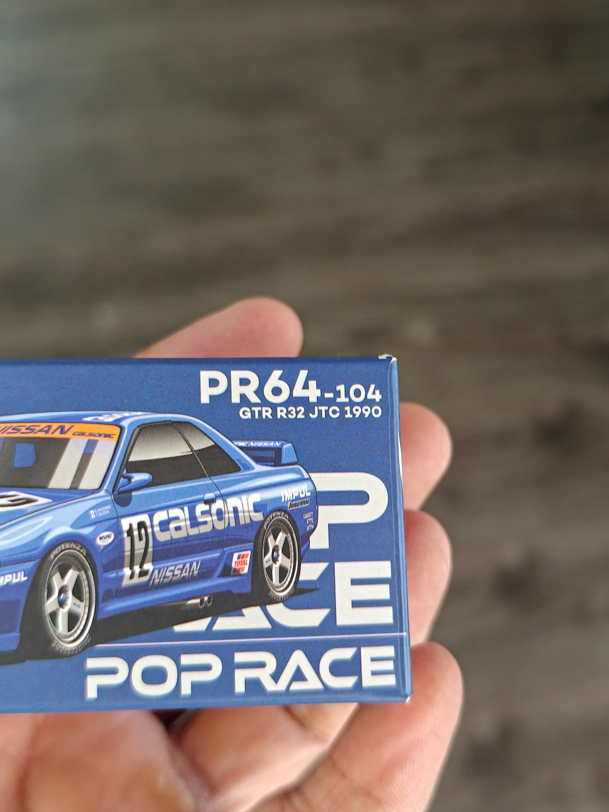 Pop Race Nissan Skyline GT-R R32 JTC 1990 (Open Box)