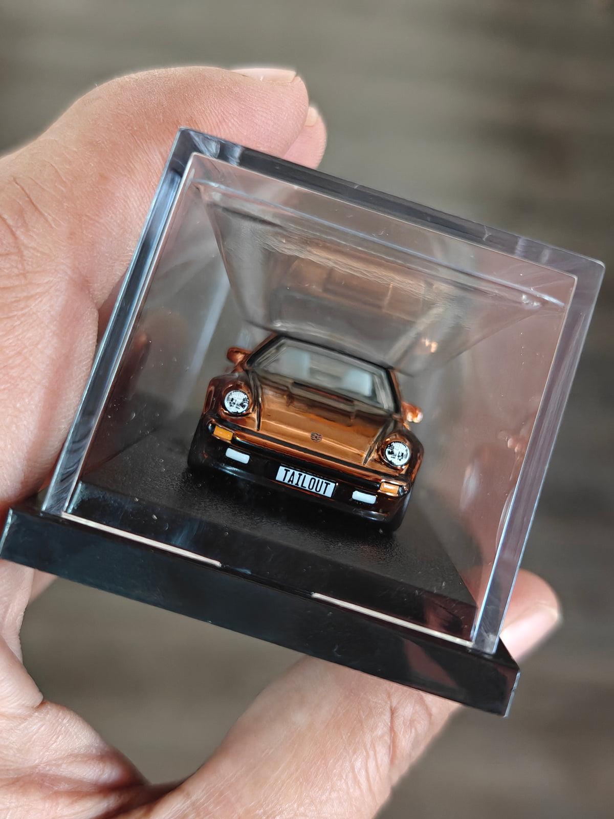 RLC Hot Wheels Porsche 911 Turbo 3.3 Targa - Brown (Damaged Box)