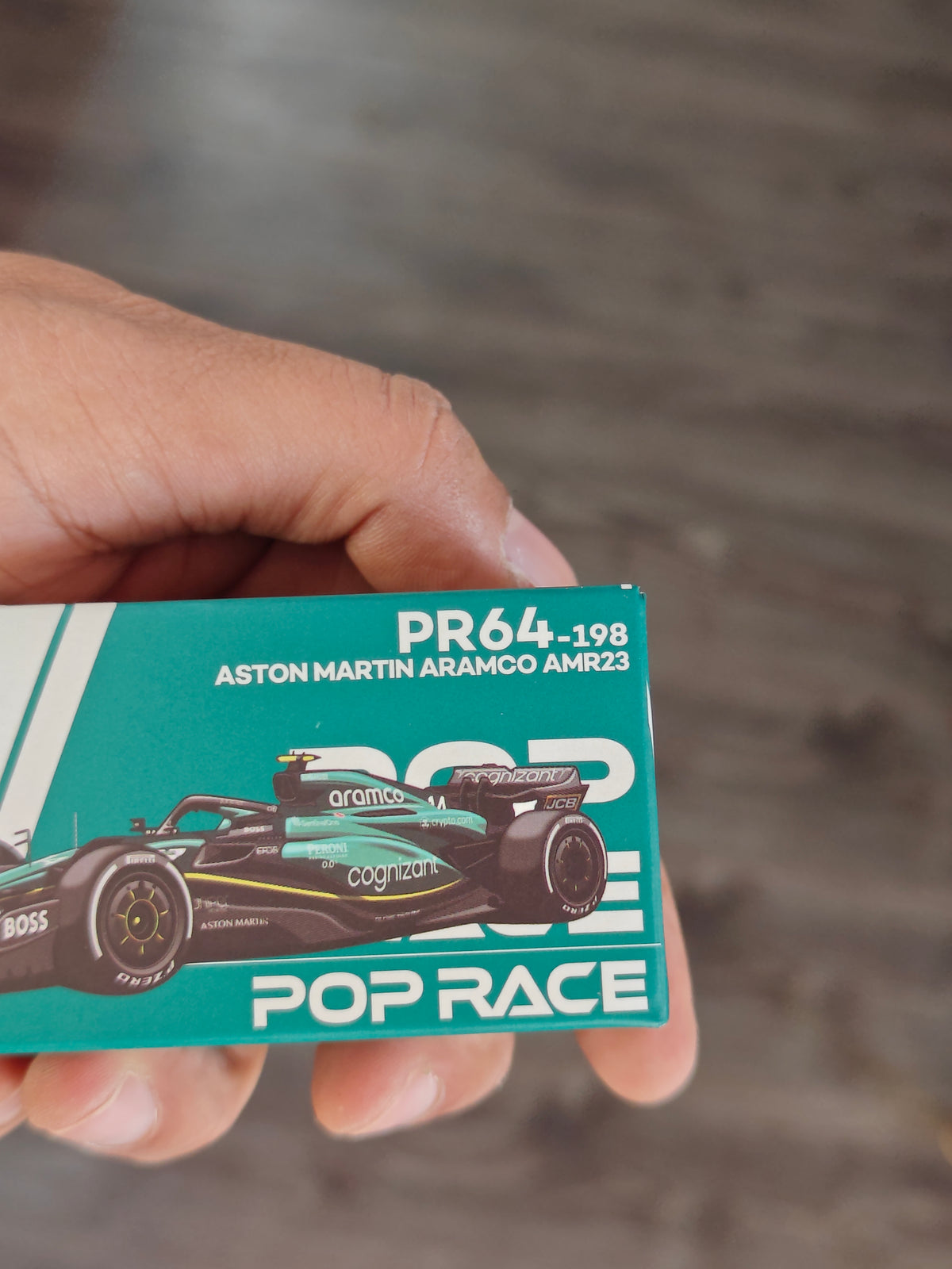 Pop Race Aston Martin ARAMCO AMR23 - PR64-198 (Open Box)