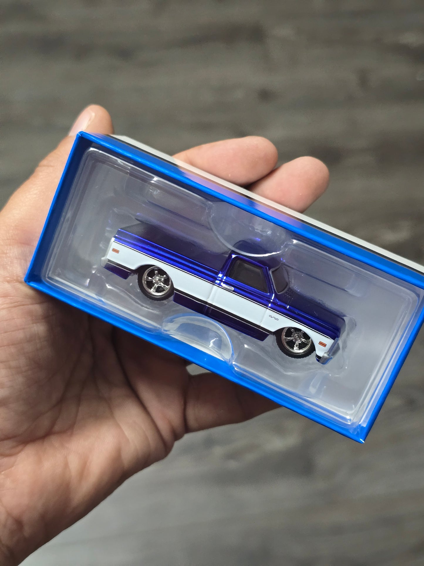 RLC Hot Wheels 1969 Chevrolet C/10 (Navy Blue)