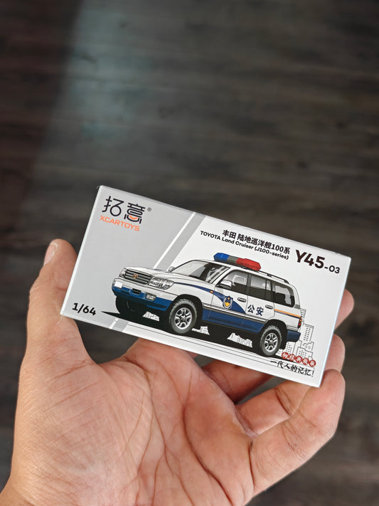 XCar Toys Toyota Land Cruiser Police - J100 Series (Open Box)