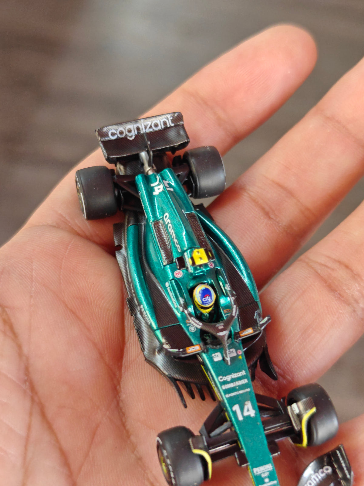 Pop Race Aston Martin ARAMCO AMR23 - PR64-198 (Open Box)