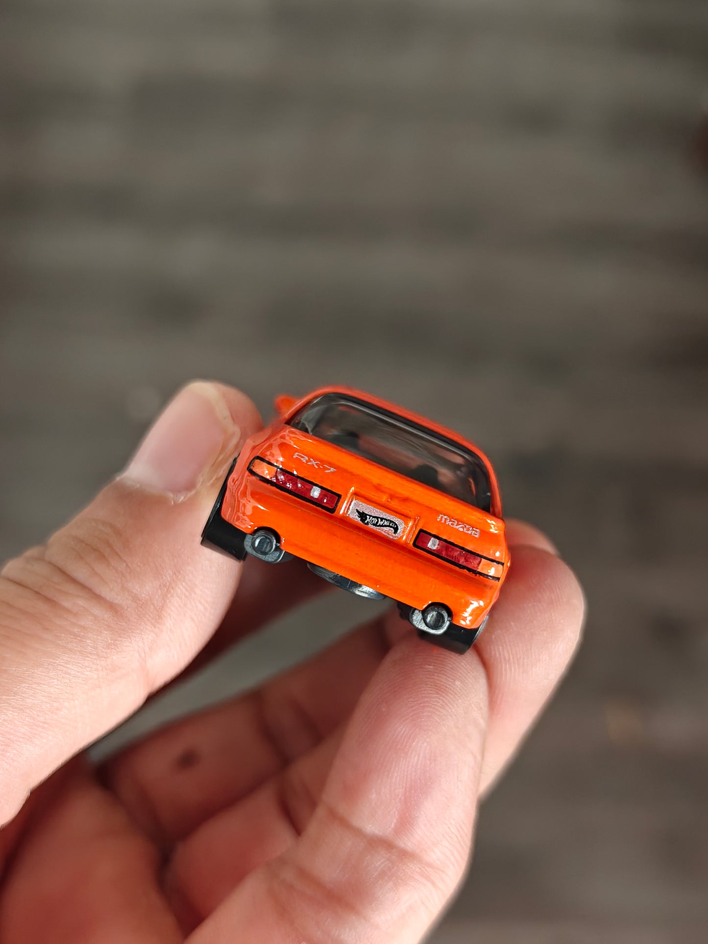 Hot Wheels 1989 Mazda Savanna RX7 (Orange)