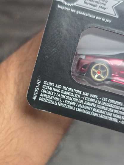 RLC Hot Wheels sELECTIONs Nissan Skyline GT-R BNR34 (Spectraflame Oxblood)