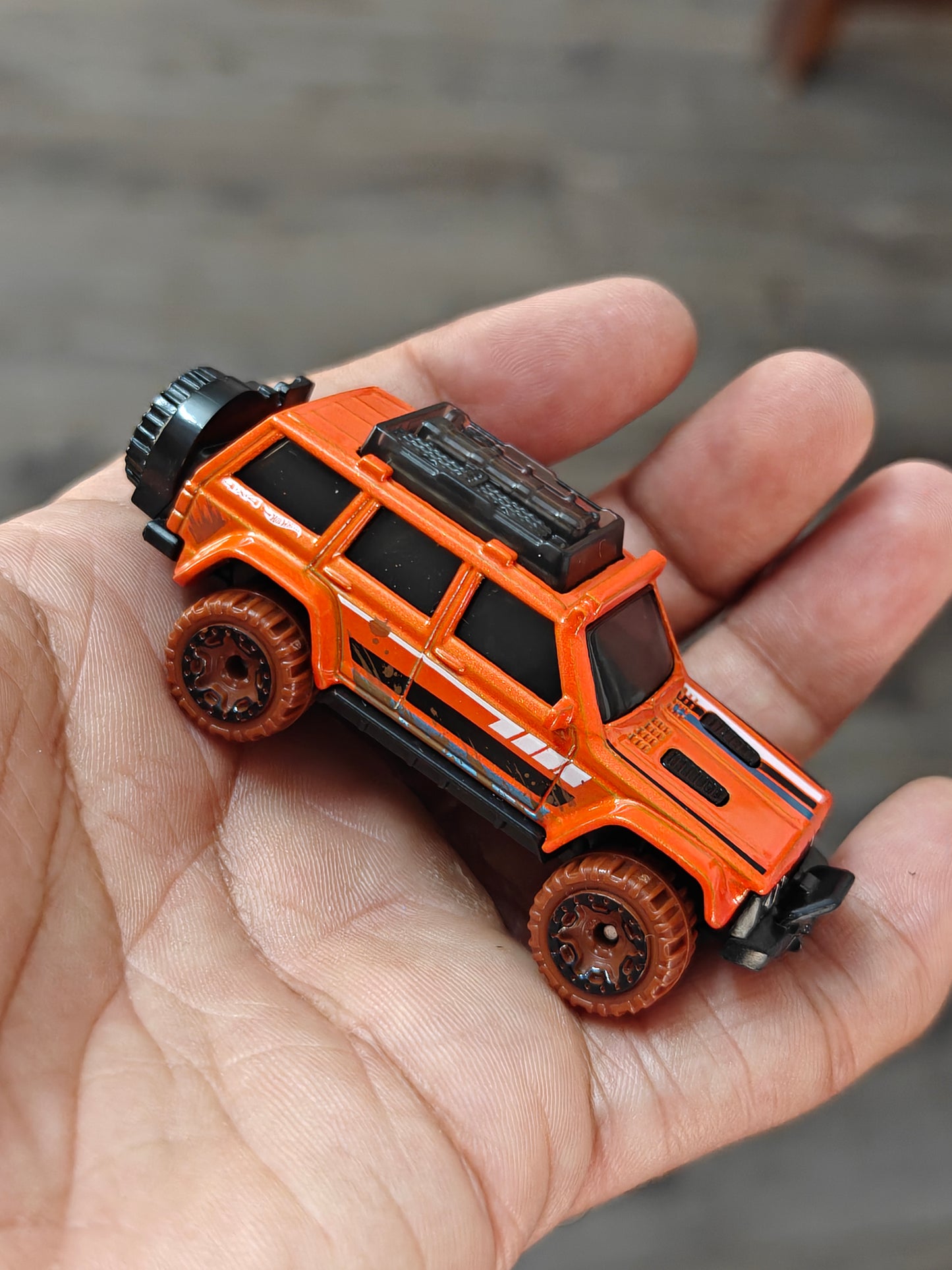 Hot Wheels 1995 Jeep Cherokee - Orange (Uncarded)